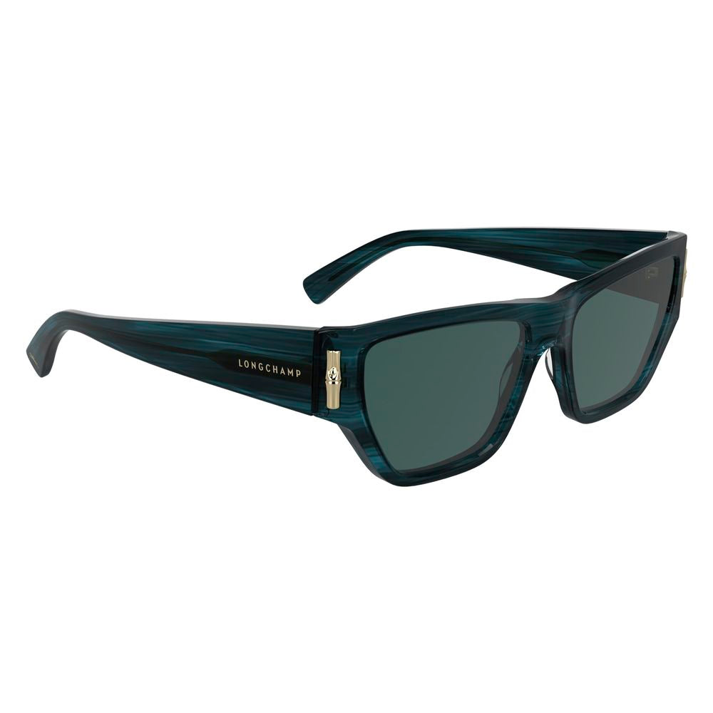 Longchamp Sonnenbrille aus blauem Azetat