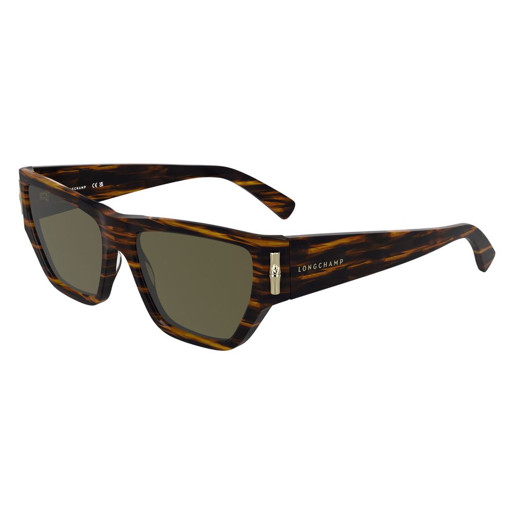 Longchamp Brown Acetate Sunglasses