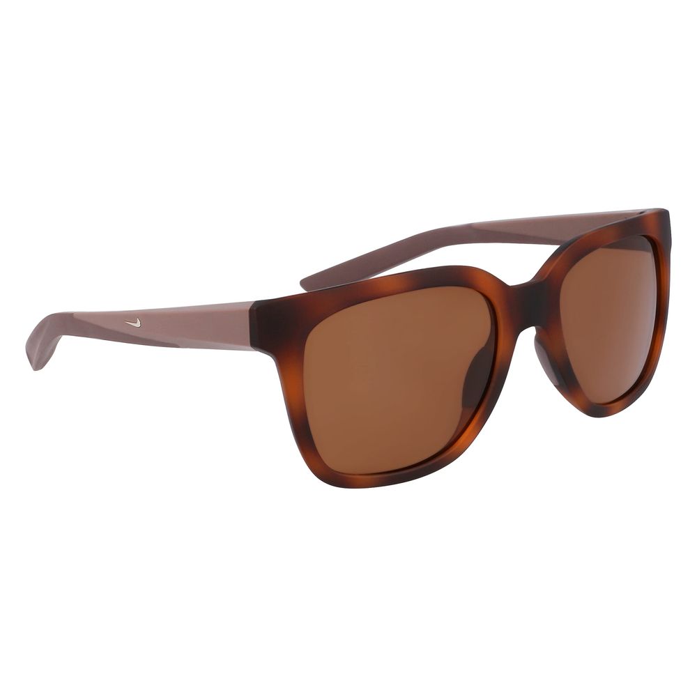 Nike Braune Sonnenbrille mit Injektionsrahmen