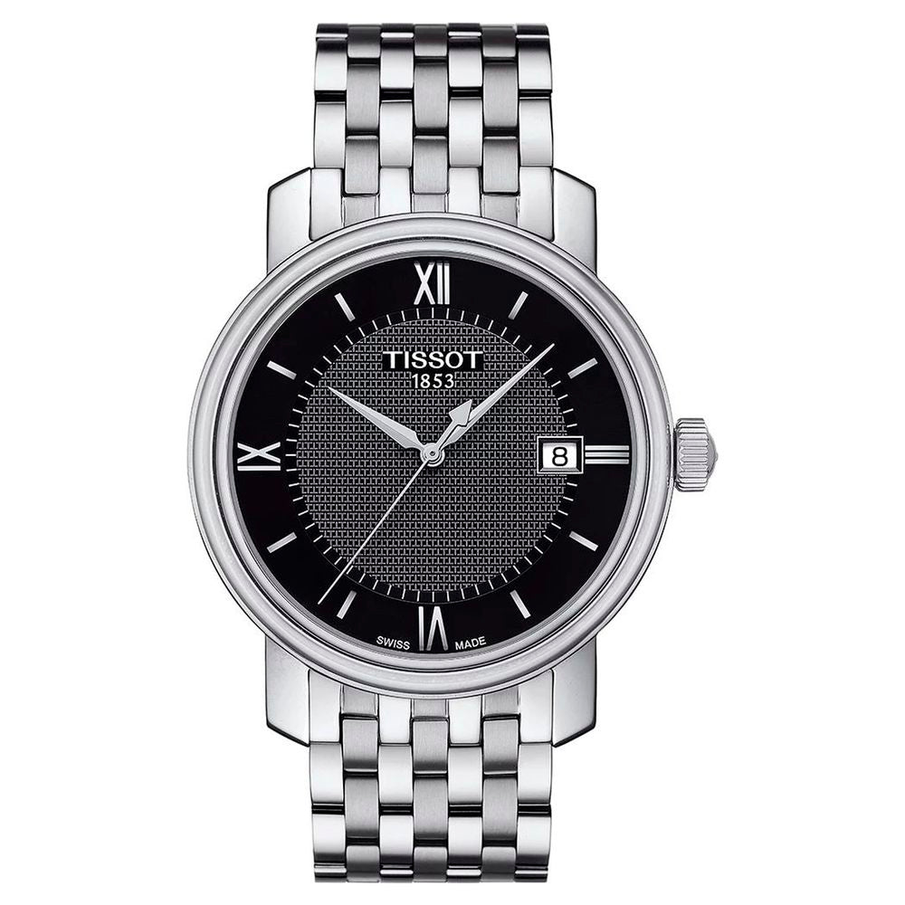 Tissot Gray Stainless Steel Dress Watch