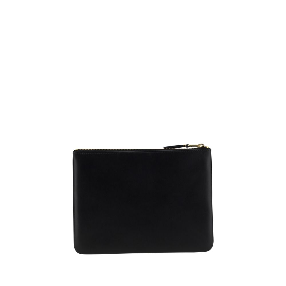 Comme Des Garçons Black Calf Leather Bos Taurus Wallet