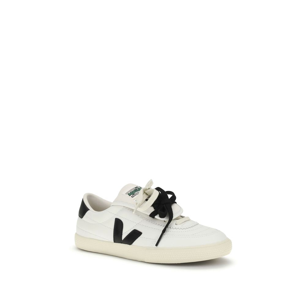 Veja White Calf Leather Bos Taurus Athletic Sneakers
