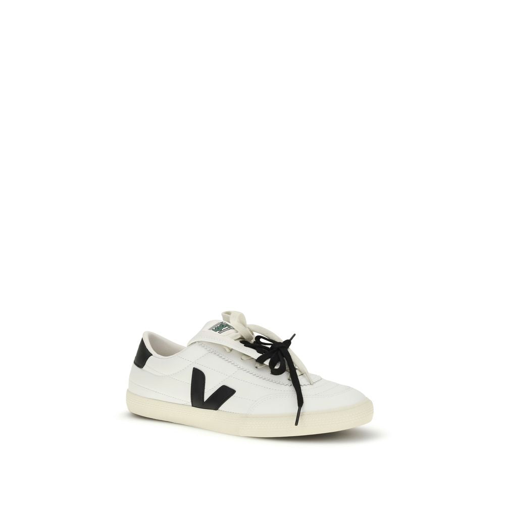 Veja White Calf Leather Bos Taurus Athletic Sneakers