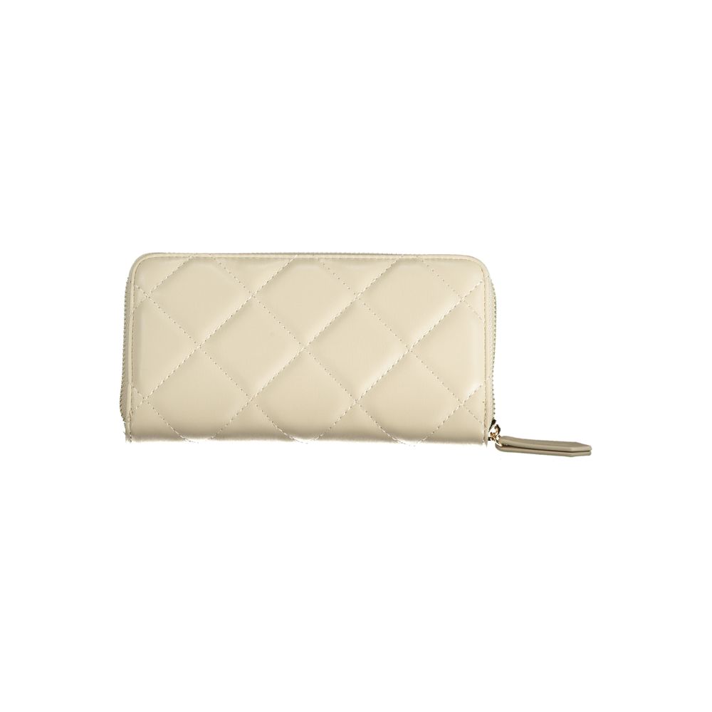 Mario Valentino Beige Polyurethane Women Wallet