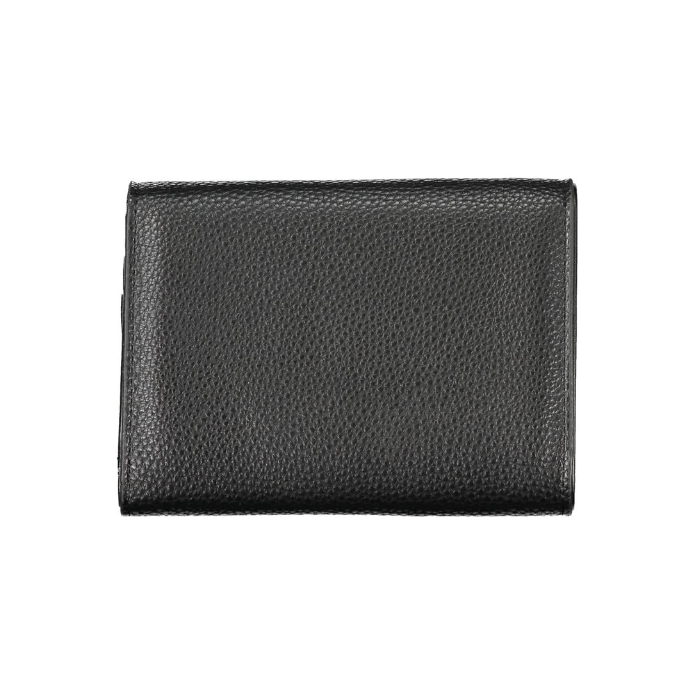 Mario Valentino Black Polyurethane Women Wallet