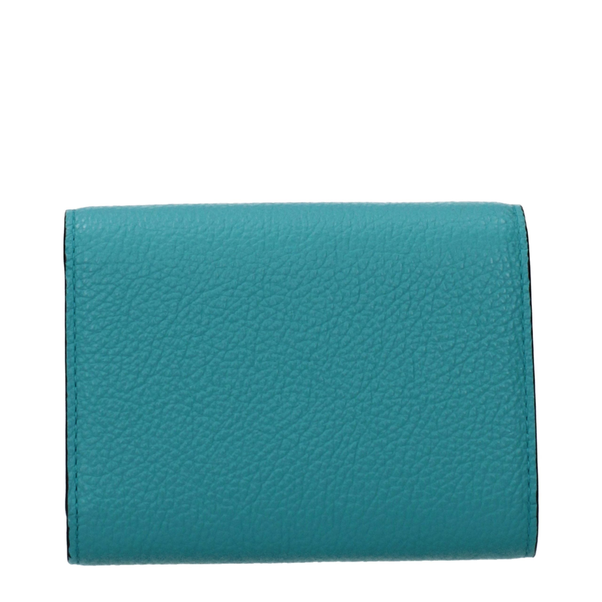 Jimmy Choo Green Leather Wallet