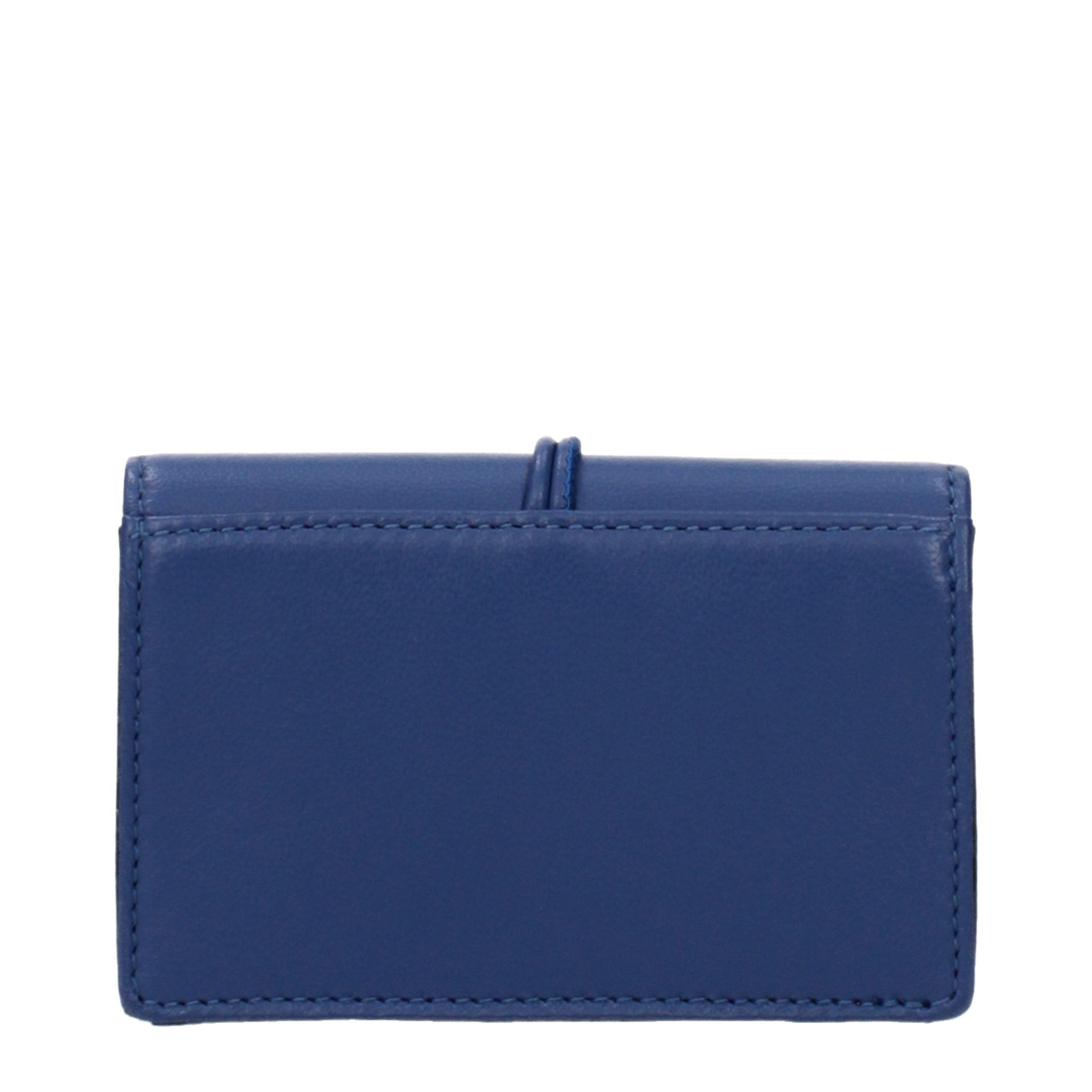 Jimmy Choo Blue Leather Wallet