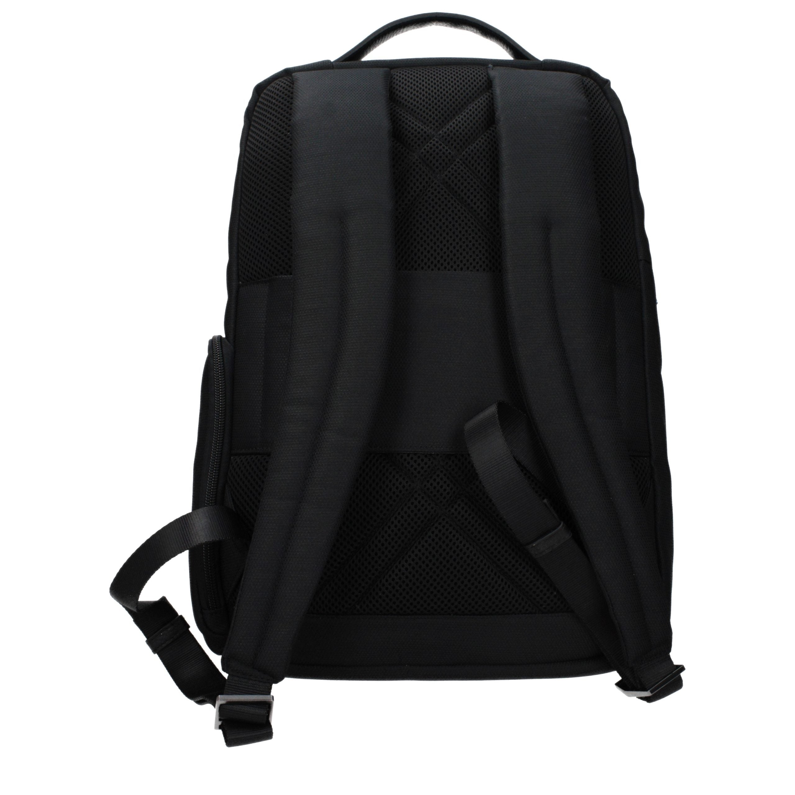 Piquadro Rucksack aus schwarzem Stoff