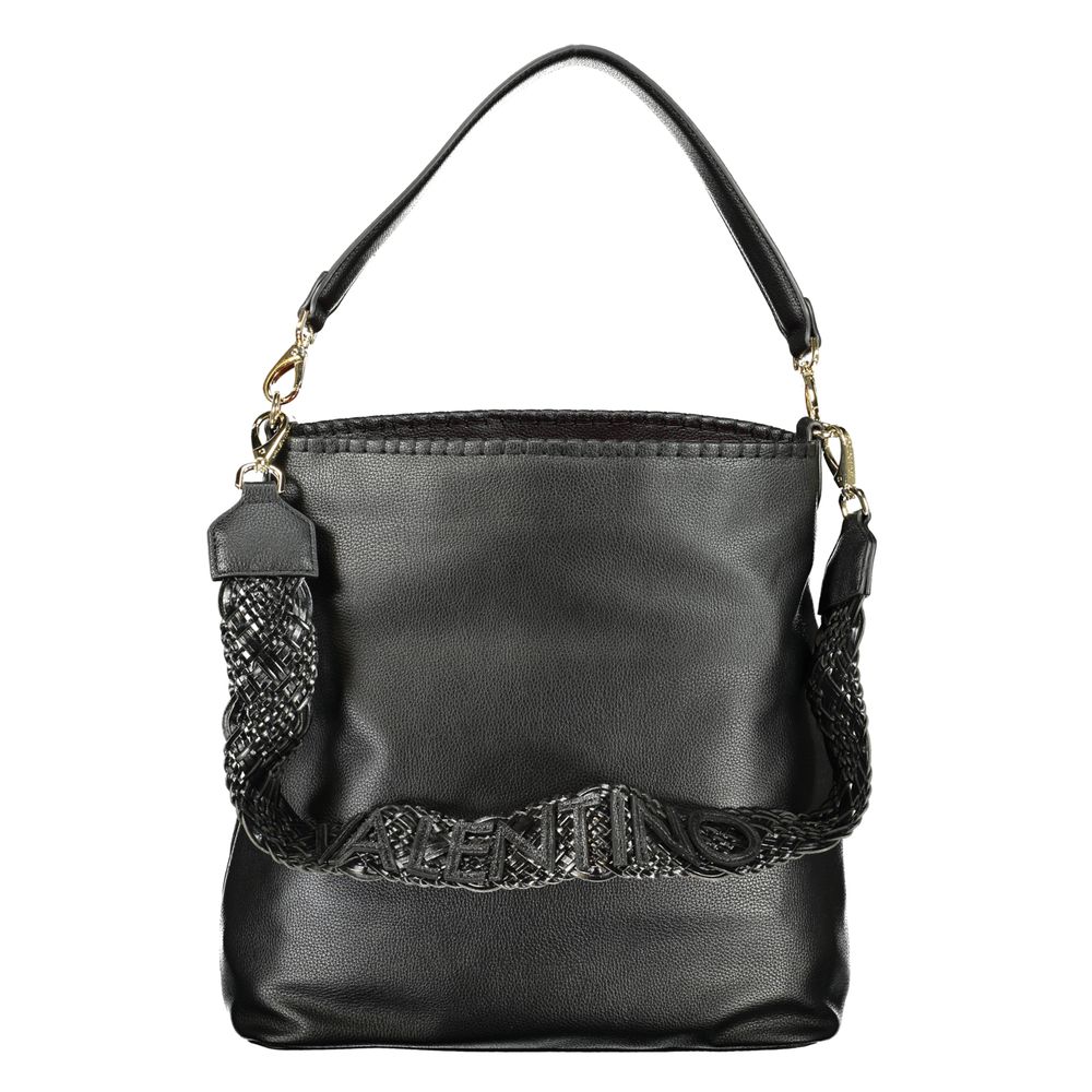 Valentino schwarze Handtasche aus Polyethylen