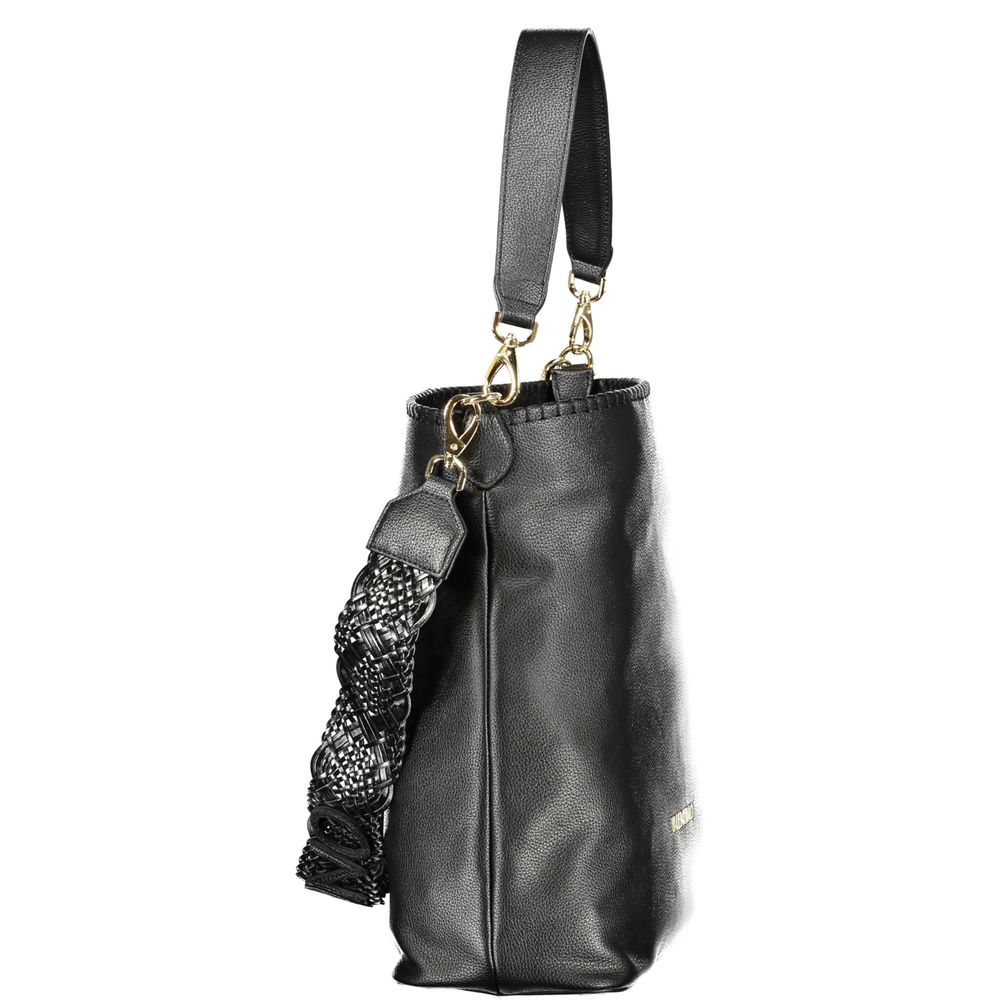 Valentino schwarze Handtasche aus Polyethylen