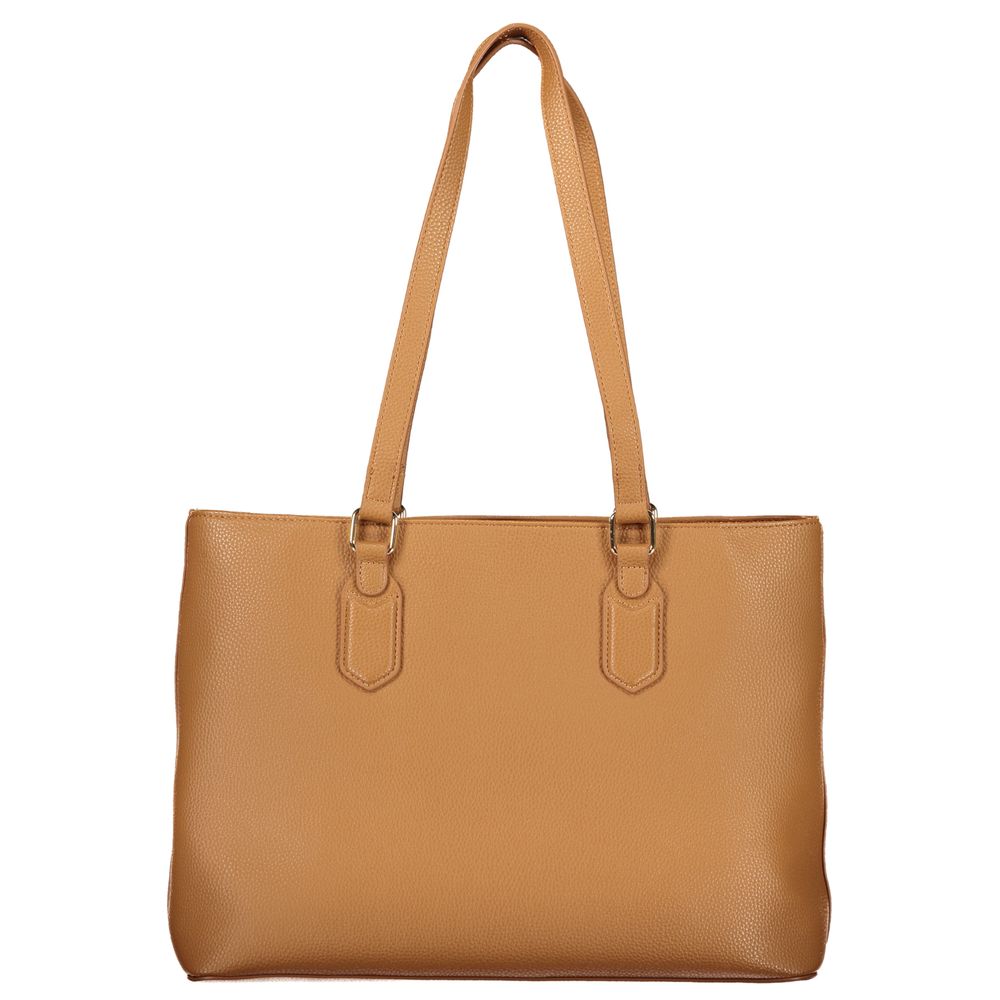 Valentino braune Handtasche aus Polyethylen