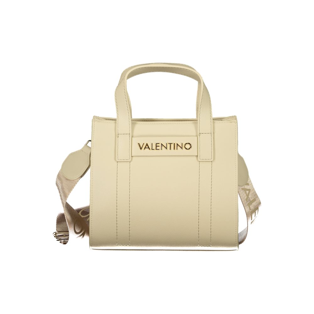 Valentino Damen-Tasche aus beigem Polyurethan