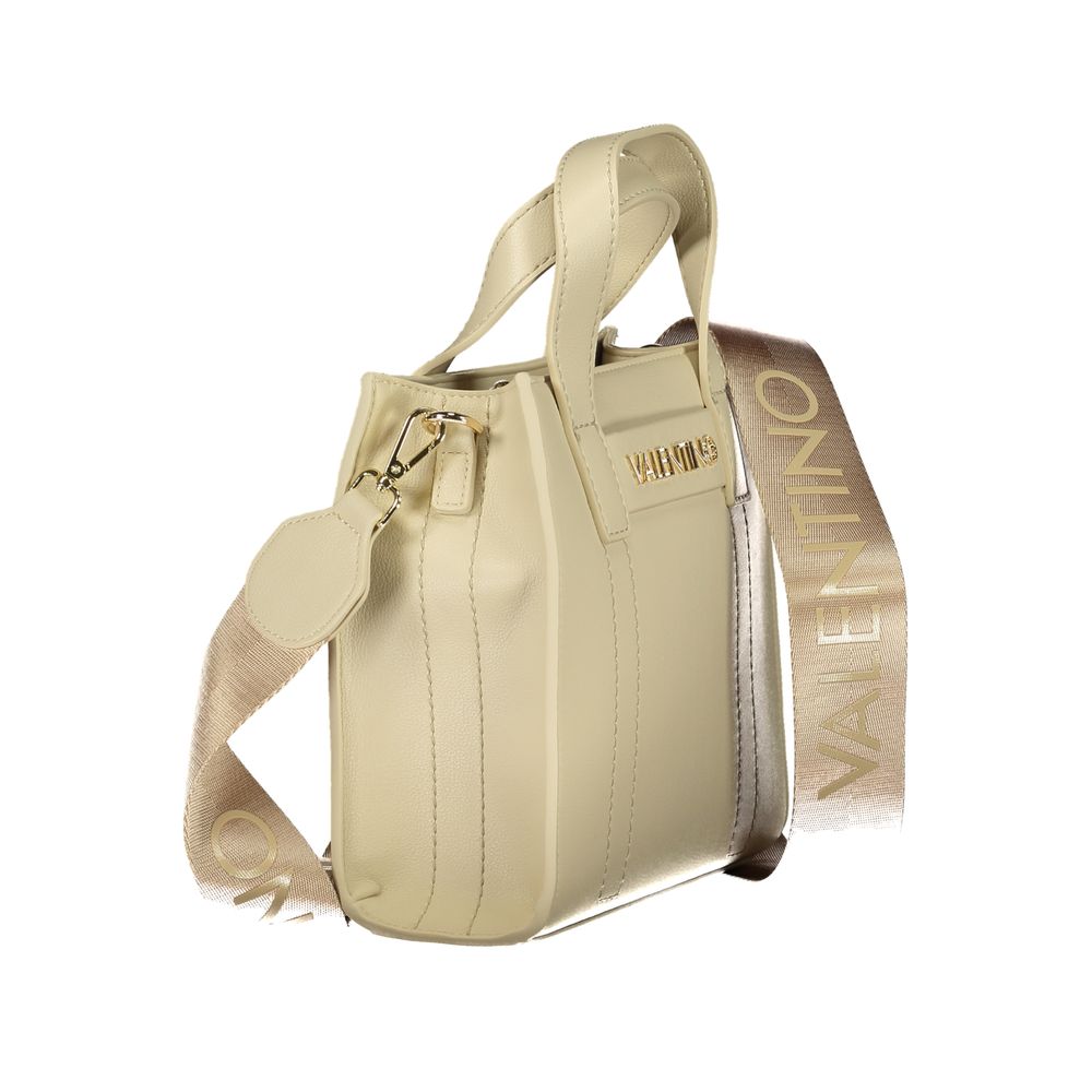 Valentino Damen-Tasche aus beigem Polyurethan