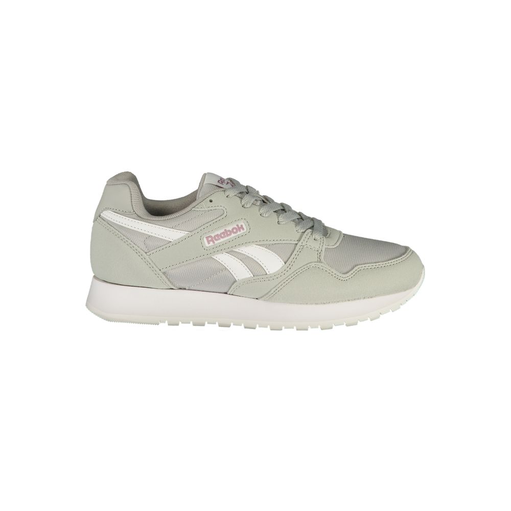 Reebok Gray Polyester Athletic Sneakers