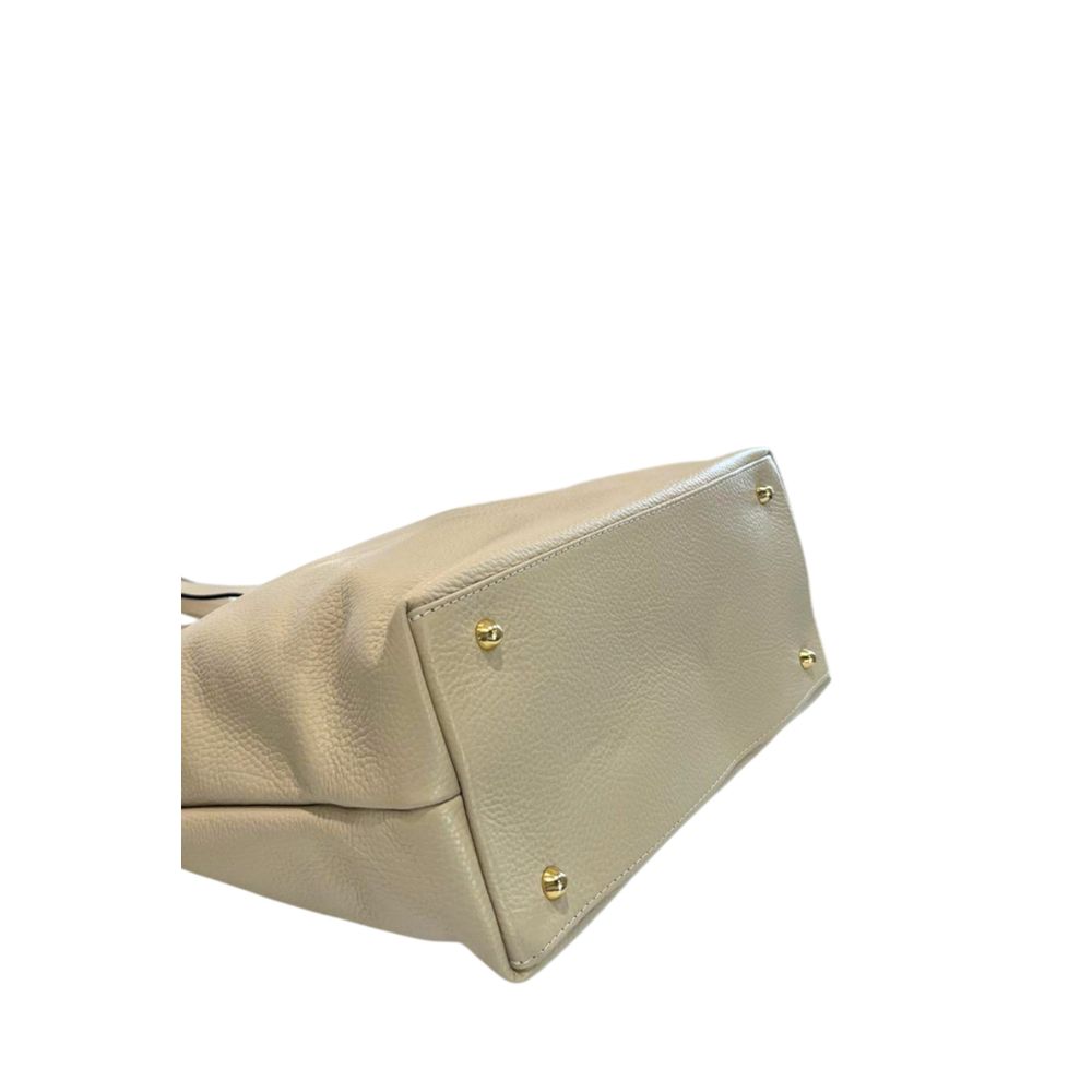 Sac bandoulière Baldinini Trend en cuir beige pour femme