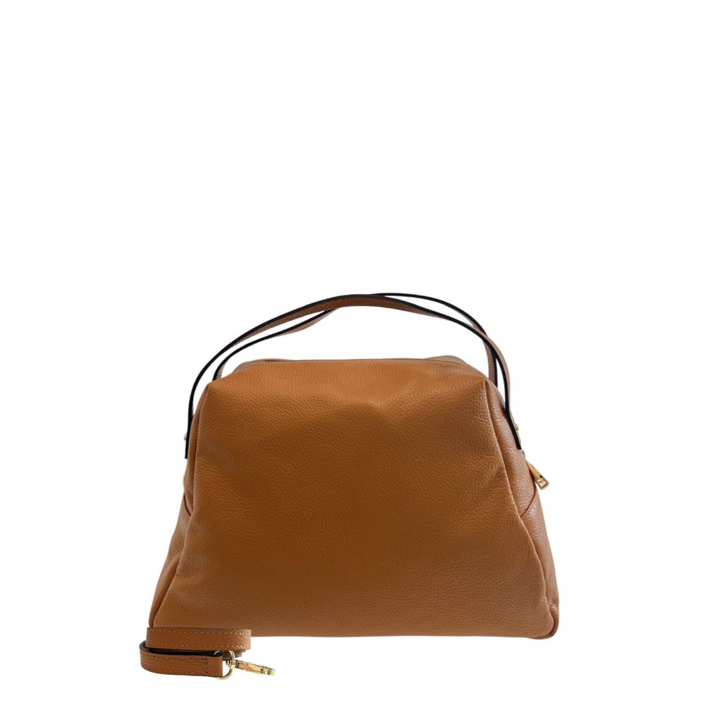 Baldinini Trend Damen Schultertasche aus braunem Leder