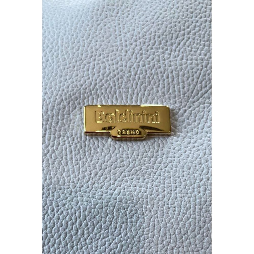 Baldinini Trend Clutch Bag aus blauem Rindsleder