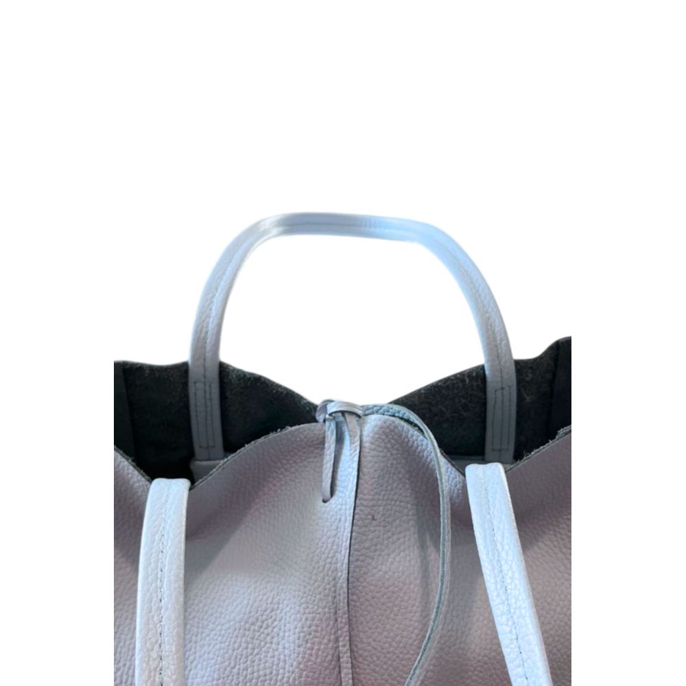 Baldinini Trend Clutch Bag aus blauem Rindsleder