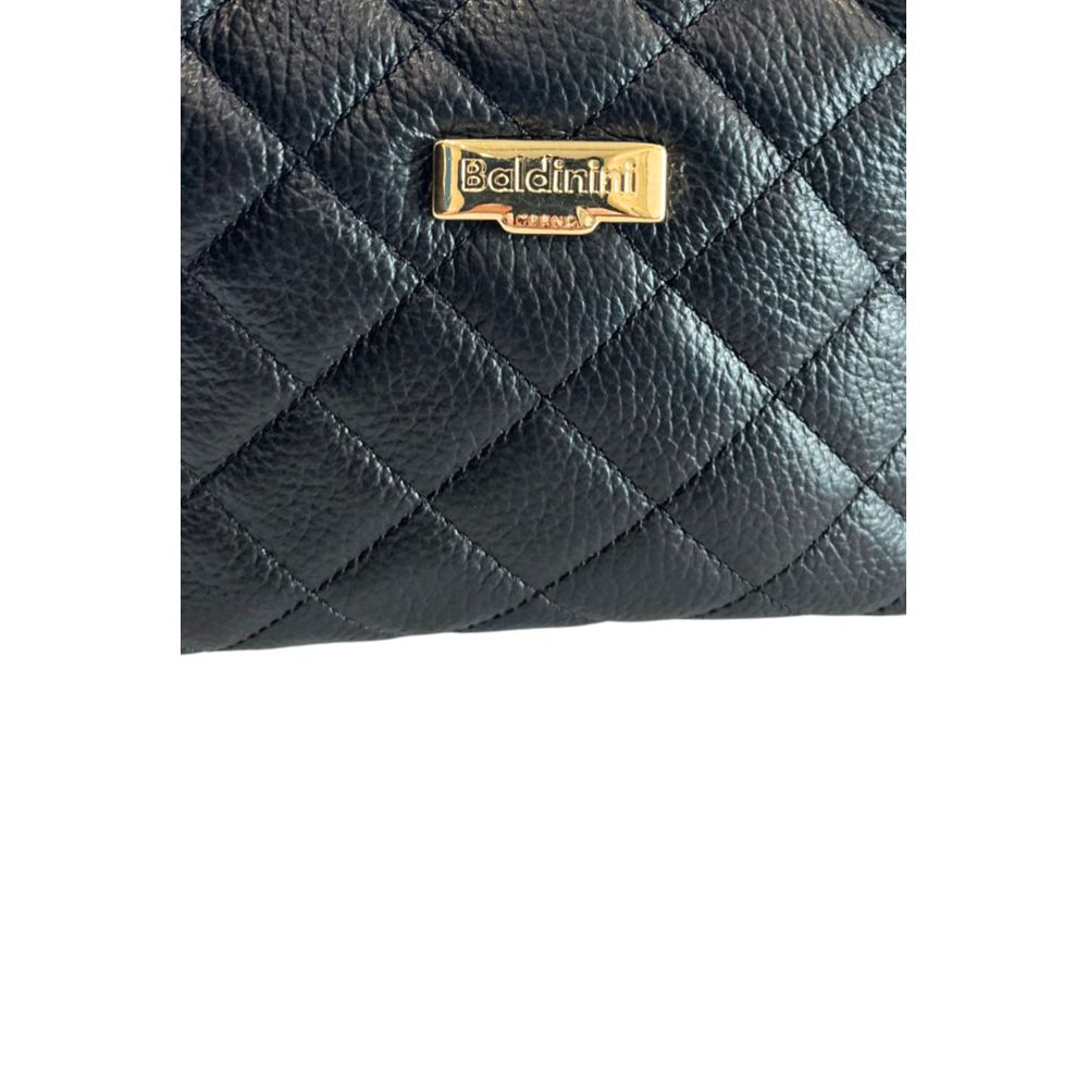 Baldinini Trend Damen Handtasche aus schwarzem Leder