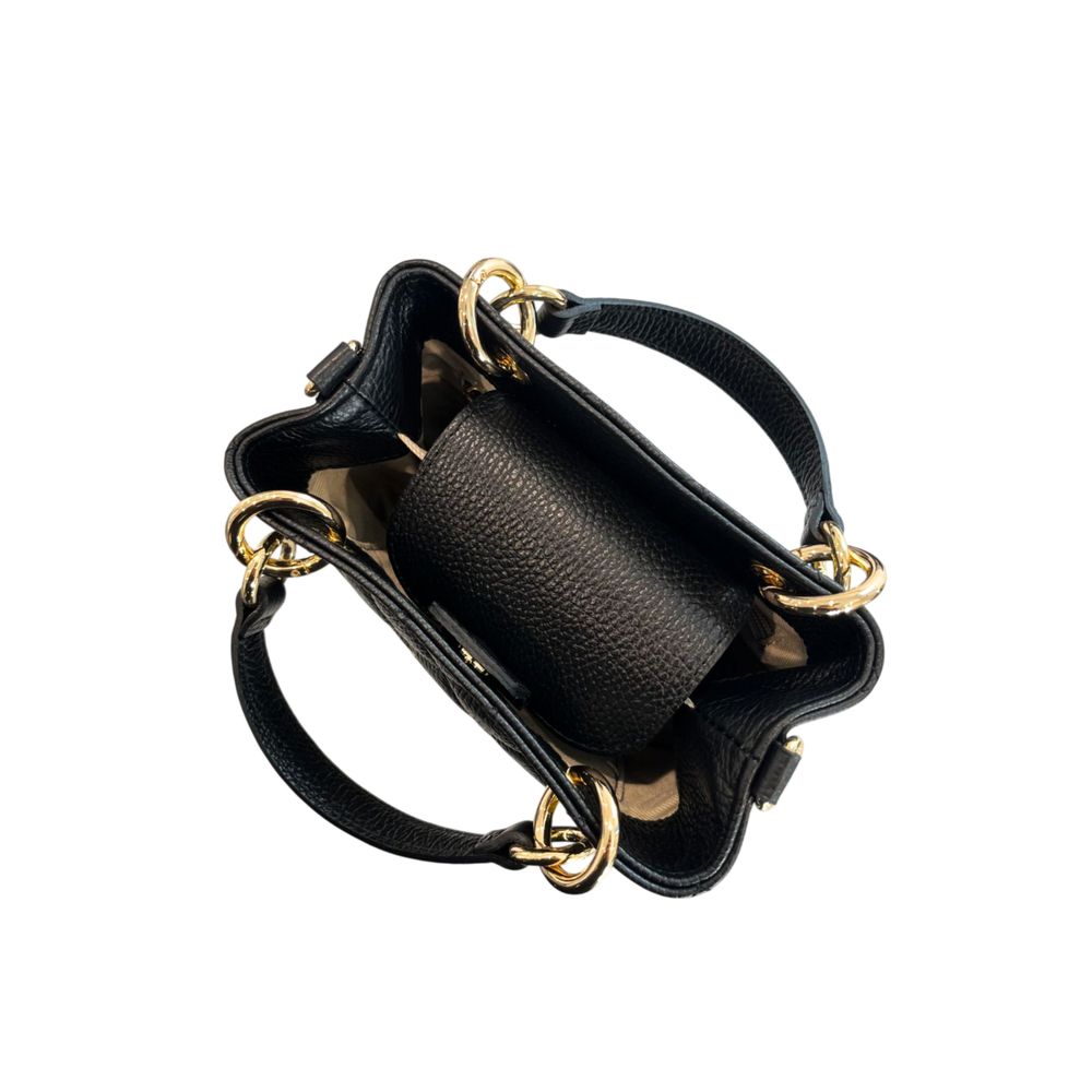 Baldinini Trend Damen Handtasche aus schwarzem Leder