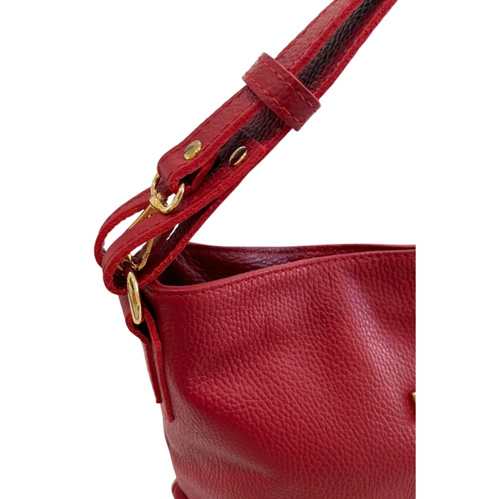 Sac porté épaule femme Baldinini Trend en cuir rouge