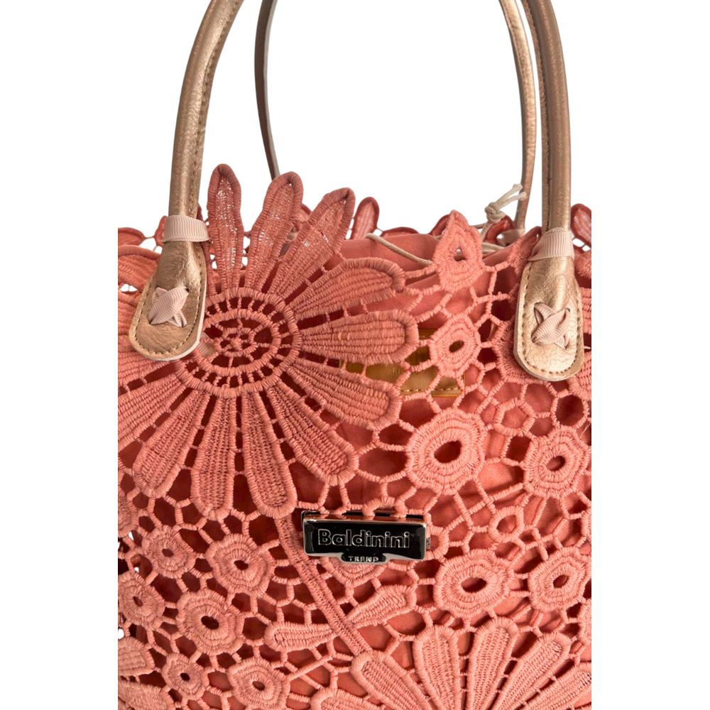 Baldinini Trend Rosa PU Damen Handtasche