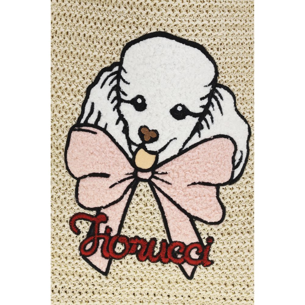 Fiorucci Beige Paper Umhängetasche