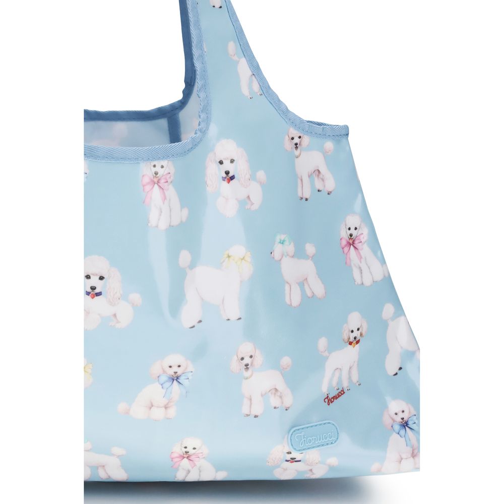 Fiorucci blaue PVC-Umhängetasche