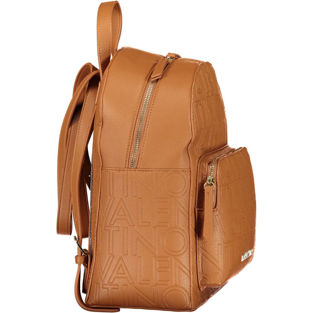 Valentino Brauner Rucksack aus Polyethylen