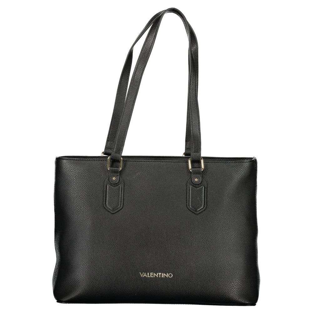 Valentino Nero Polyurethan Damen Tasche