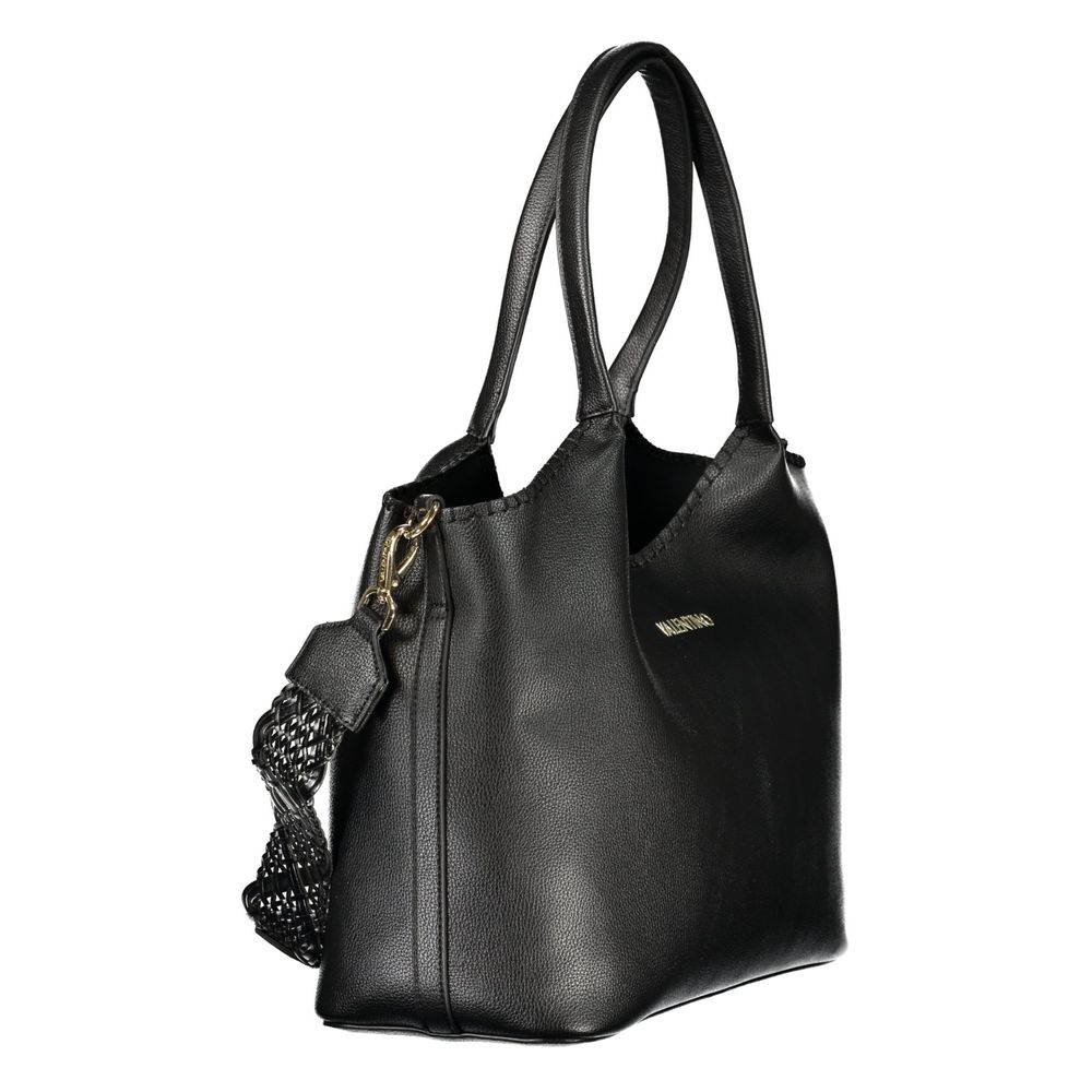 Valentino Nero Polyurethan Damen Tasche