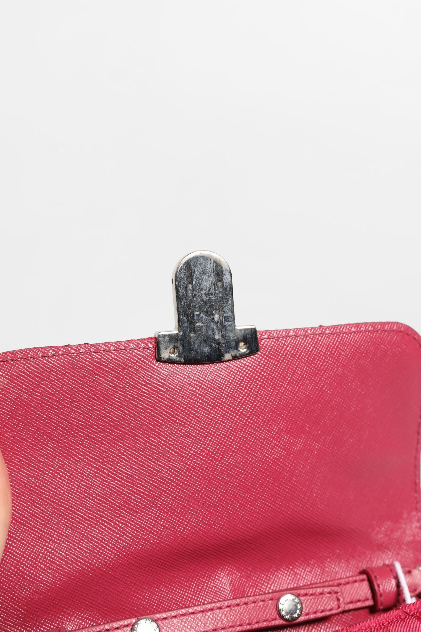 Sac bandoulière à rabat Prada en nylon matelassé rose Tessuto Impuntu