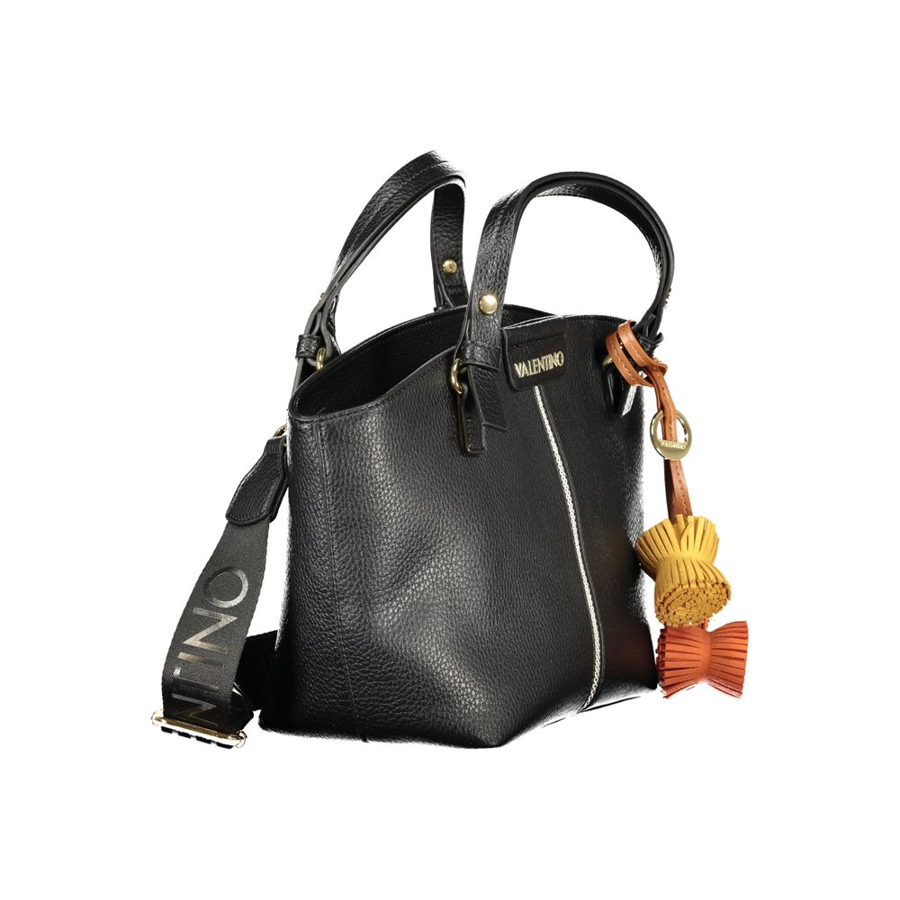 Valentino Schwarze Polyethylen-Handtasche
