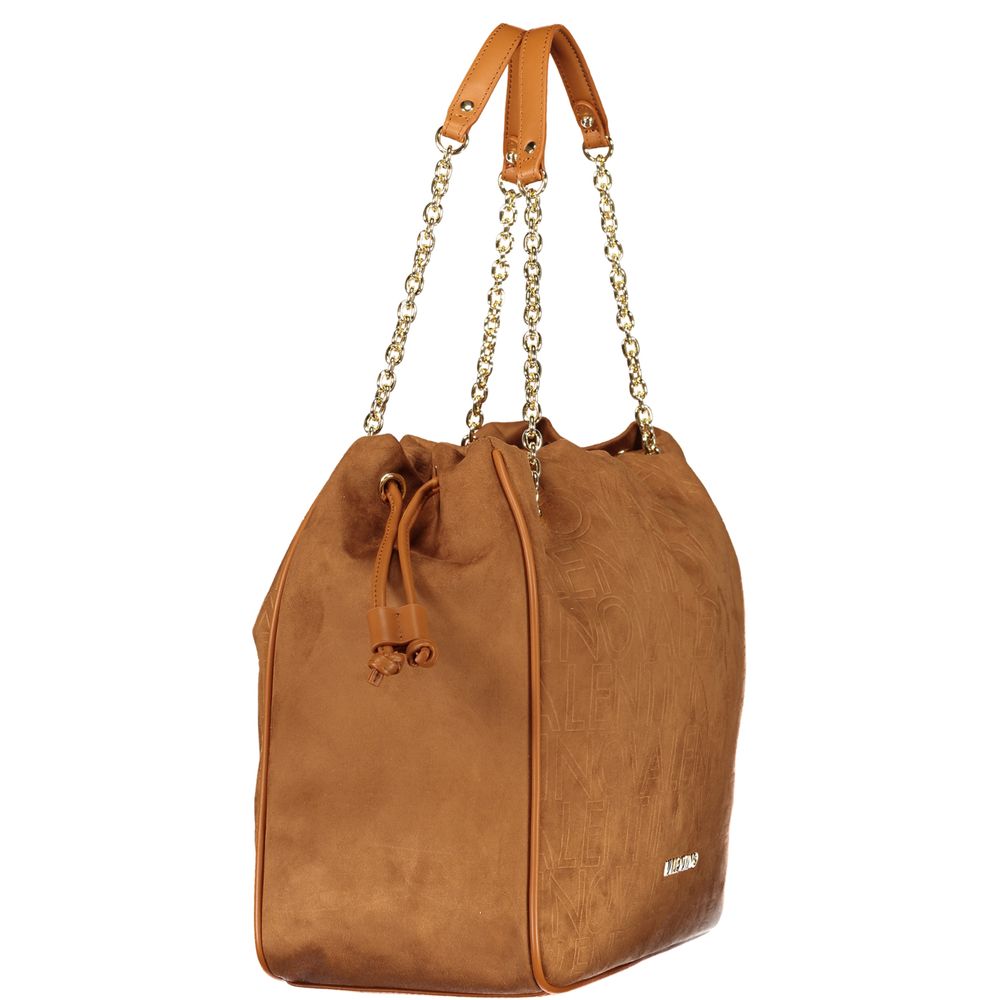 Valentino Damen-Tasche aus braunem Polyurethan