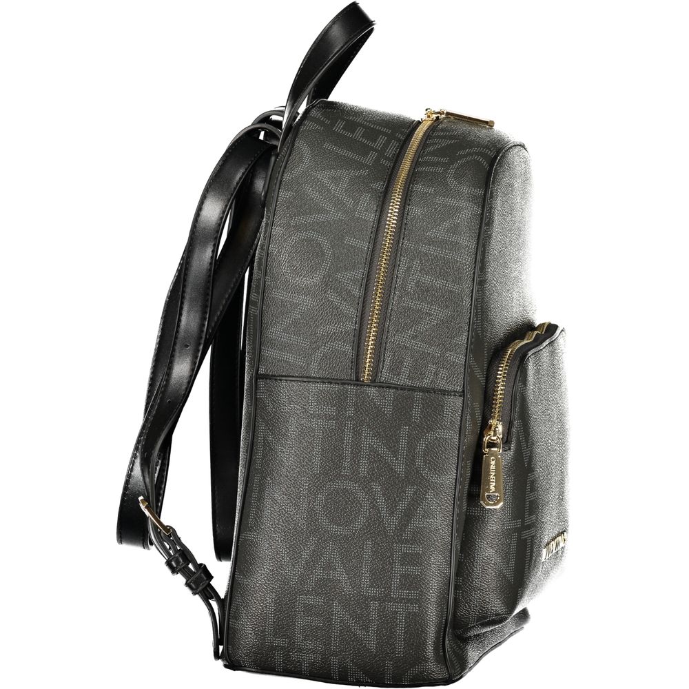 Valentino Damen-Rucksack aus schwarzem Polyurethan
