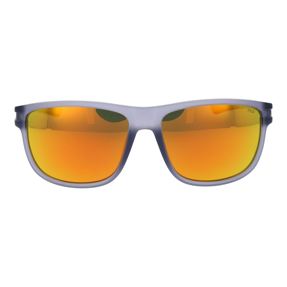Lunettes de soleil en plastique gris Fila