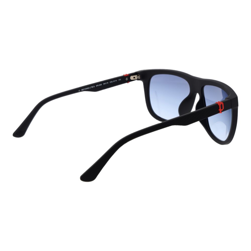 Police Schwarze Kunststoffsonnenbrille