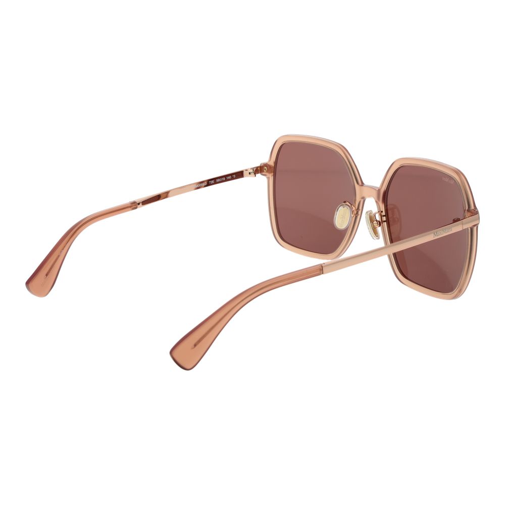 Lunettes de soleil Max Mara en acétate orange
