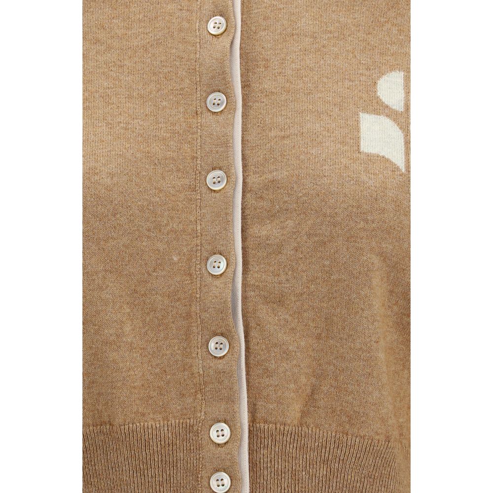 Cardigan Marant Étoile en coton beige