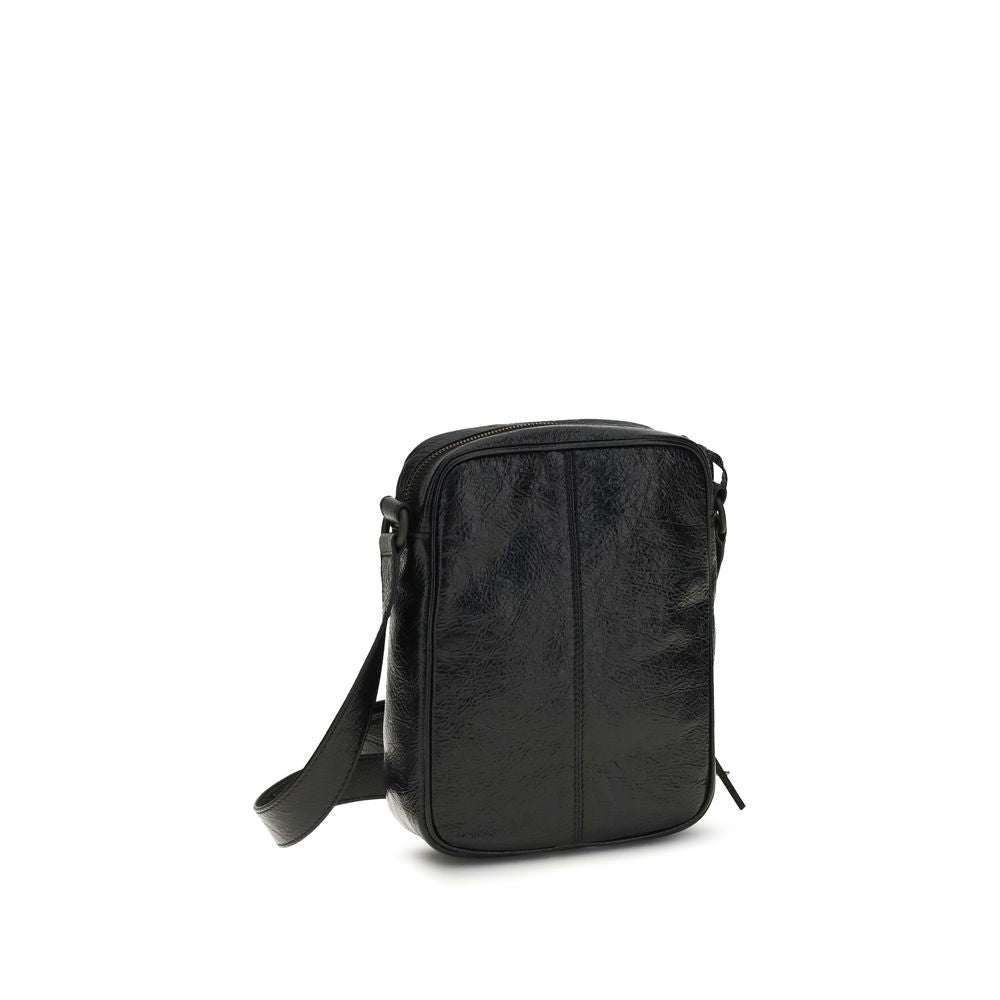 Balenciaga Schwarze Lammleder Ovis Aries Aries Umhängetasche