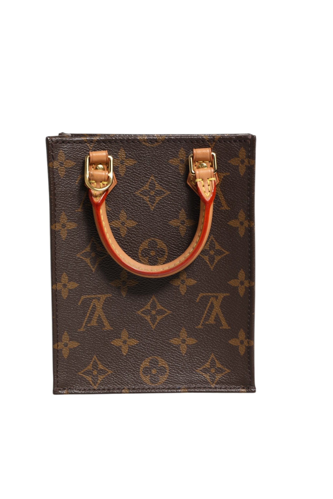 Louis Vuitton Monogram Canvas Petit Sac Plat Tasche