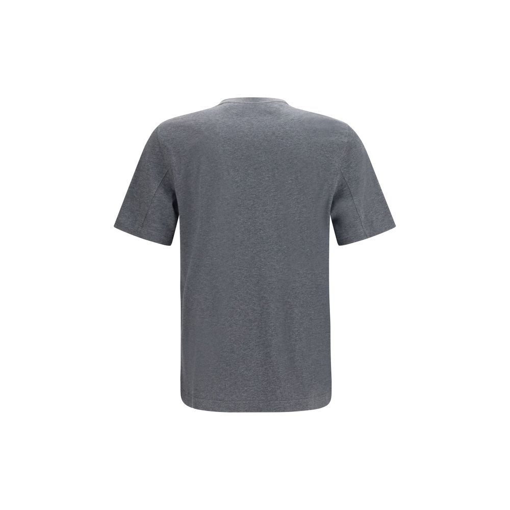 T-shirt bleu en coton Brunello Cucinelli