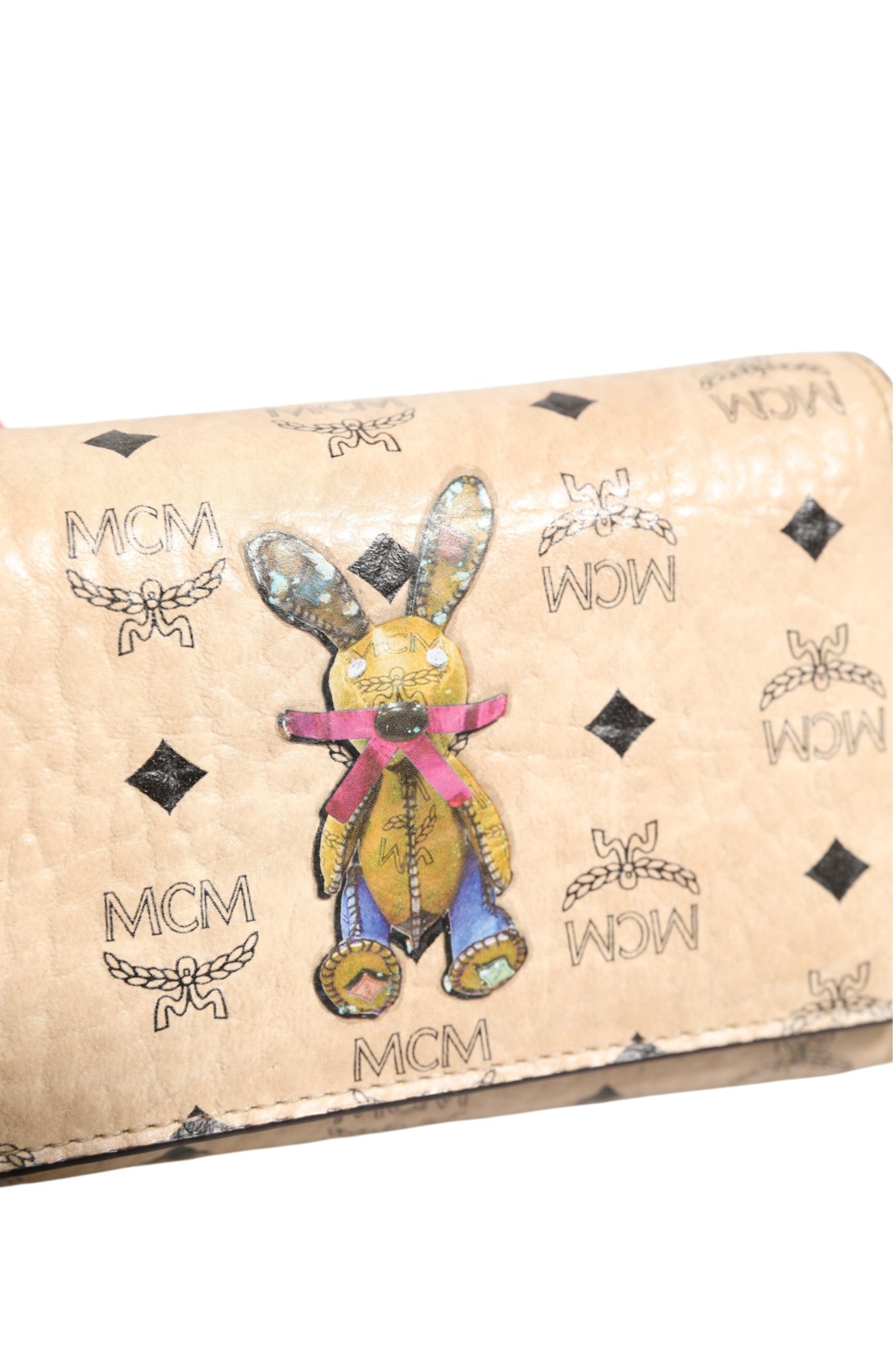 Portefeuille compact Visetos Lapin MCM