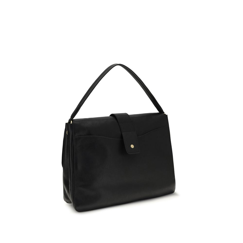 Burberry Schwarze Lammleder Ovis Aries Aries Handtasche