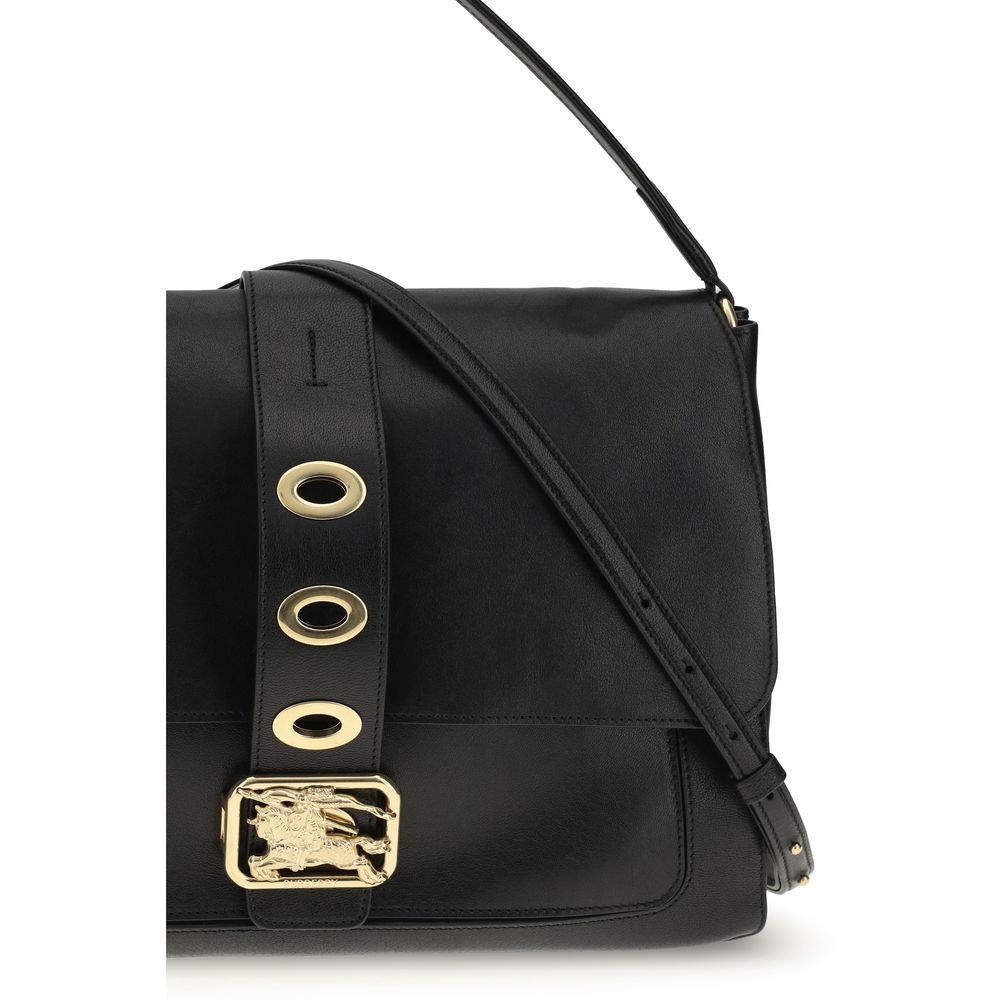 Burberry Schwarze Lammleder Ovis Aries Aries Handtasche