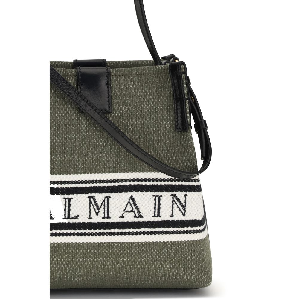 Balmain Bicolor-Baumwoll-Beuteltasche