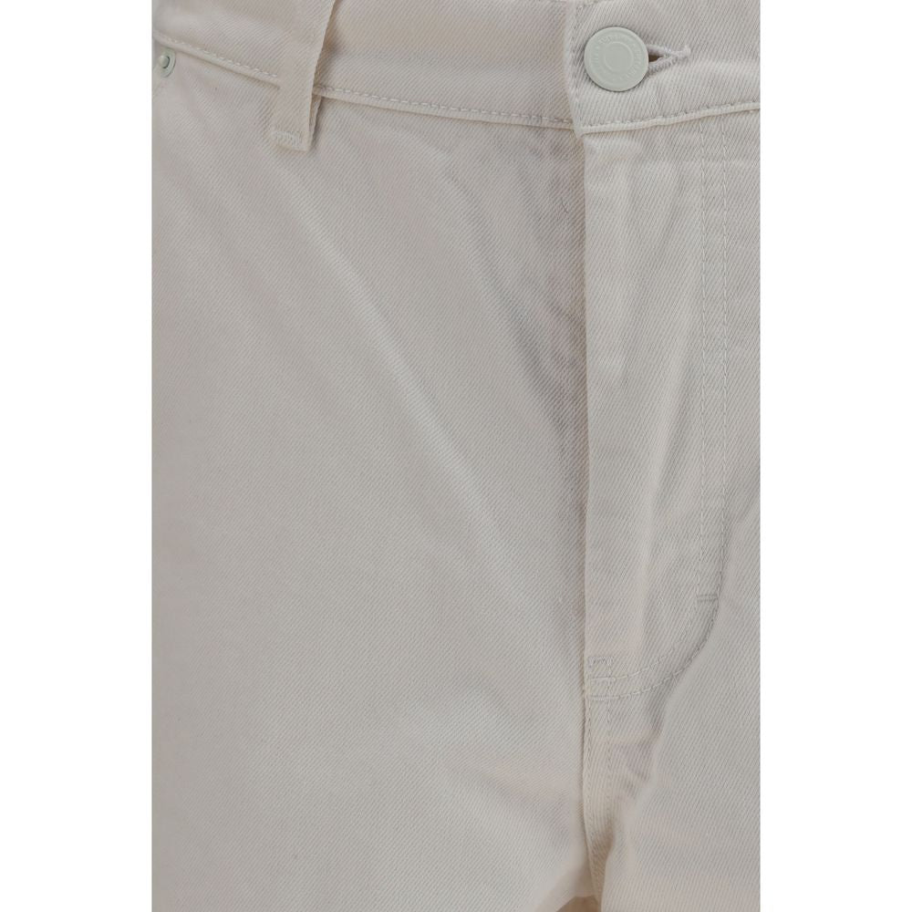 Ami Paris Bermuda-Shorts aus weißer Baumwolle