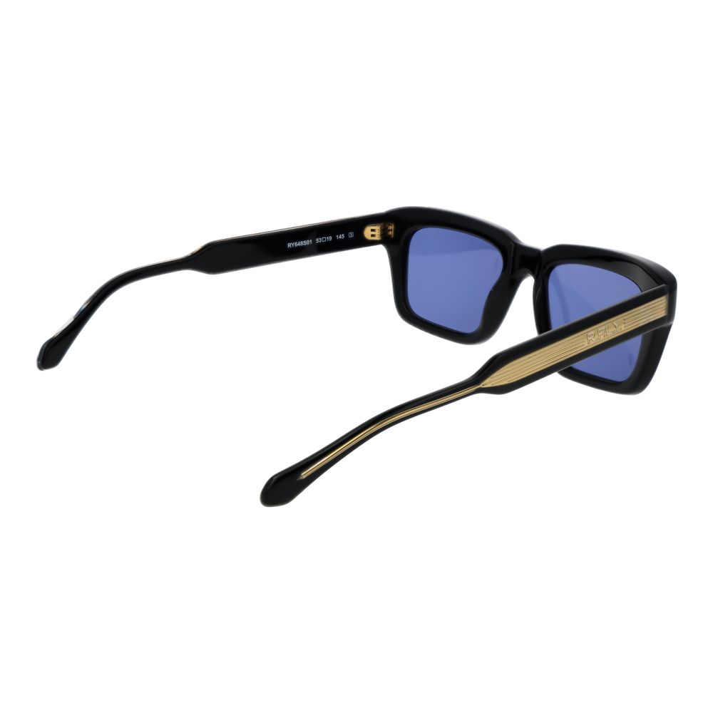 Lunettes de soleil Replay en acétate noir