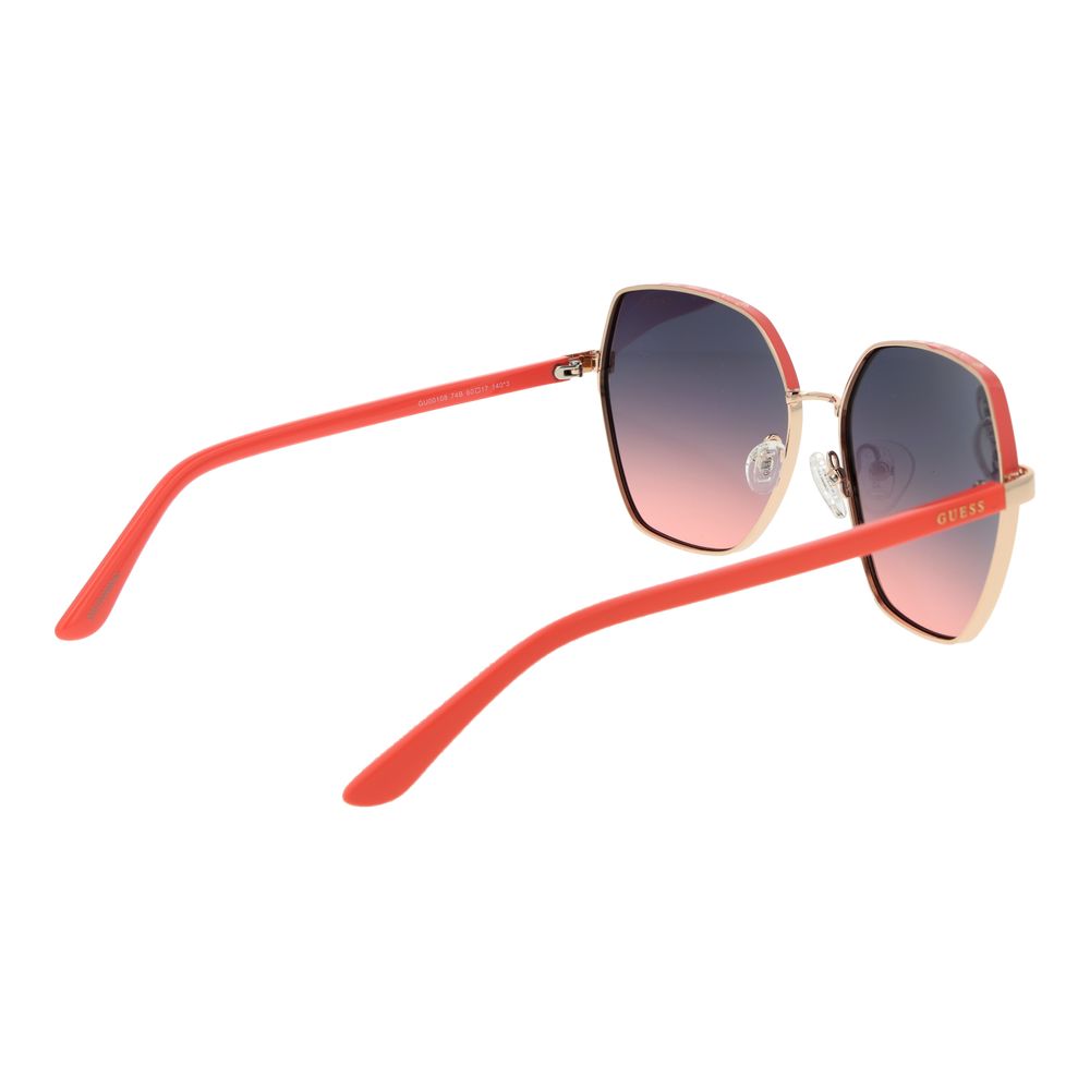 Lunettes de soleil Guess en métal doré