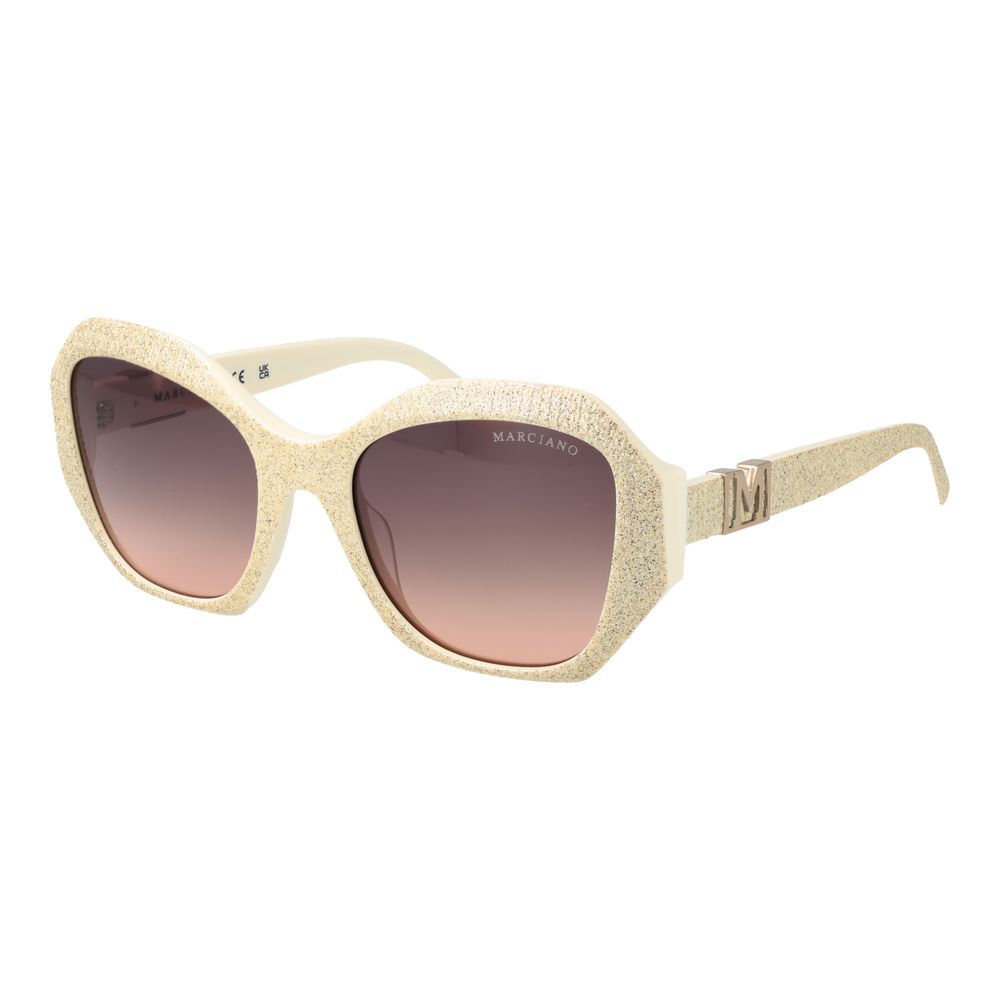 Marciano by Guess Beige Kunststoff Sonnenbrille